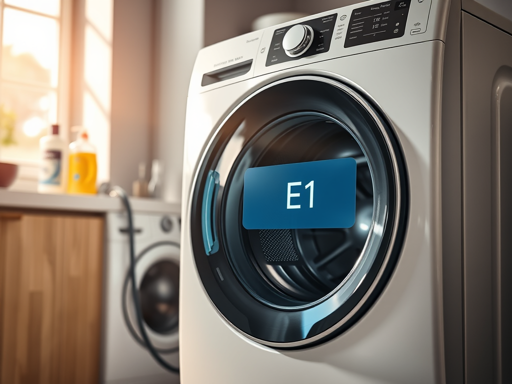 Bosch Çamaşır Makinesi E1 Hata Kodu 0262 745 40 41