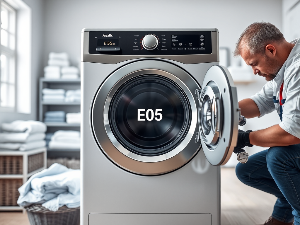 Arçelik Kurutma makinesi E05 hata kodu 0262 742 40 41
