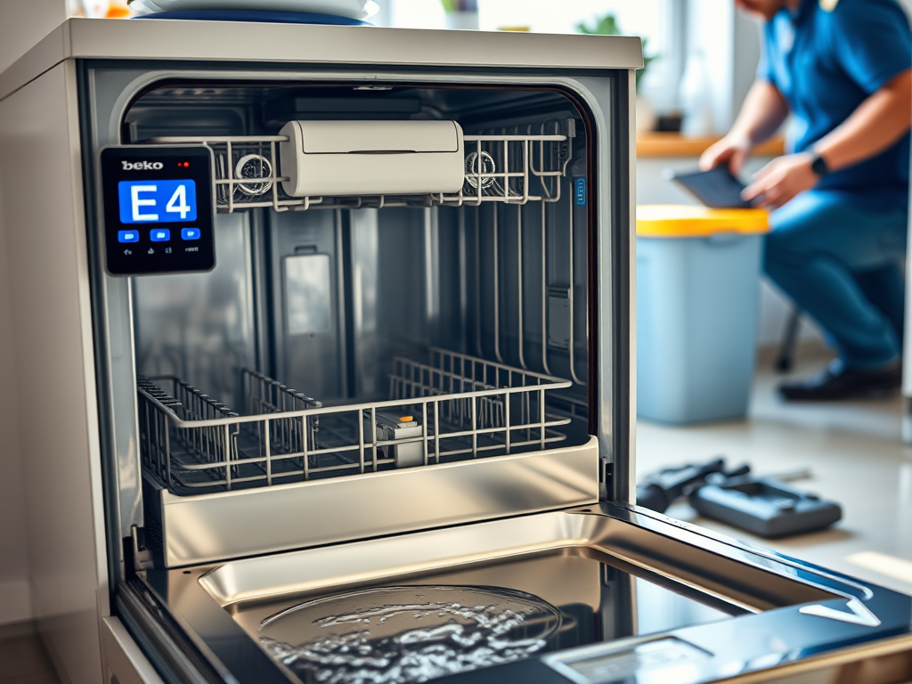 Beko Bulaşık Makinesi E4 Hata Kodu 0262 745 40 41